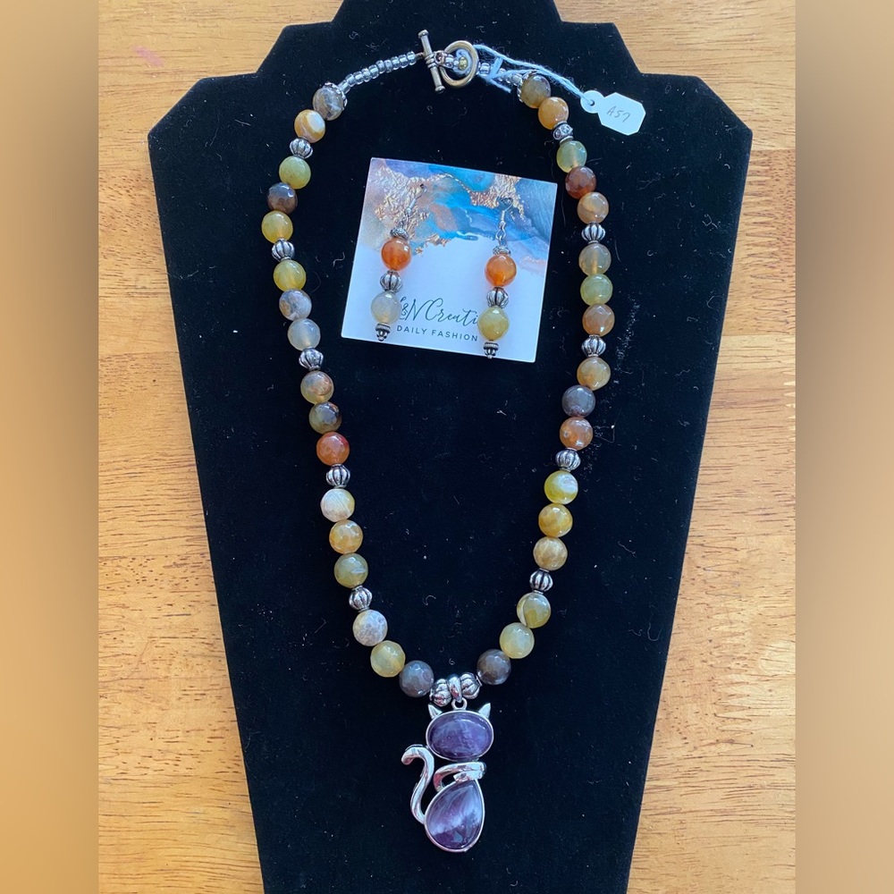Necklace and Earrings